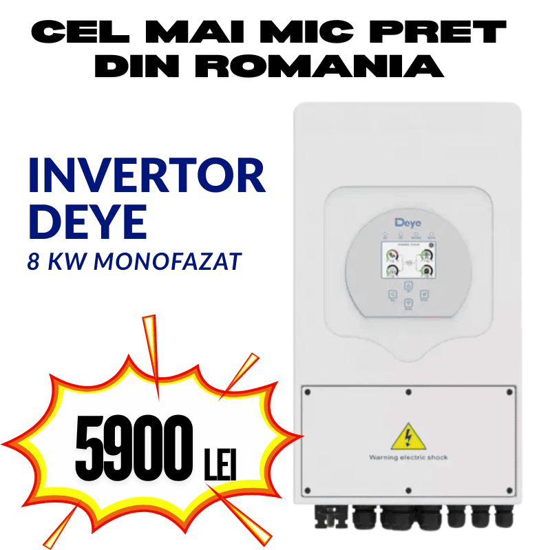 4 Invertor monofazat DEYE Hibrid 8kW SUN-8K-SG01LP1-EU - imagine 1