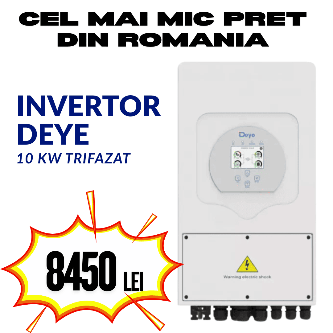 6 Invertor trifazat DEYE Hibrid 10kW SUN-10K-SG04LP3-EU - imagine 1