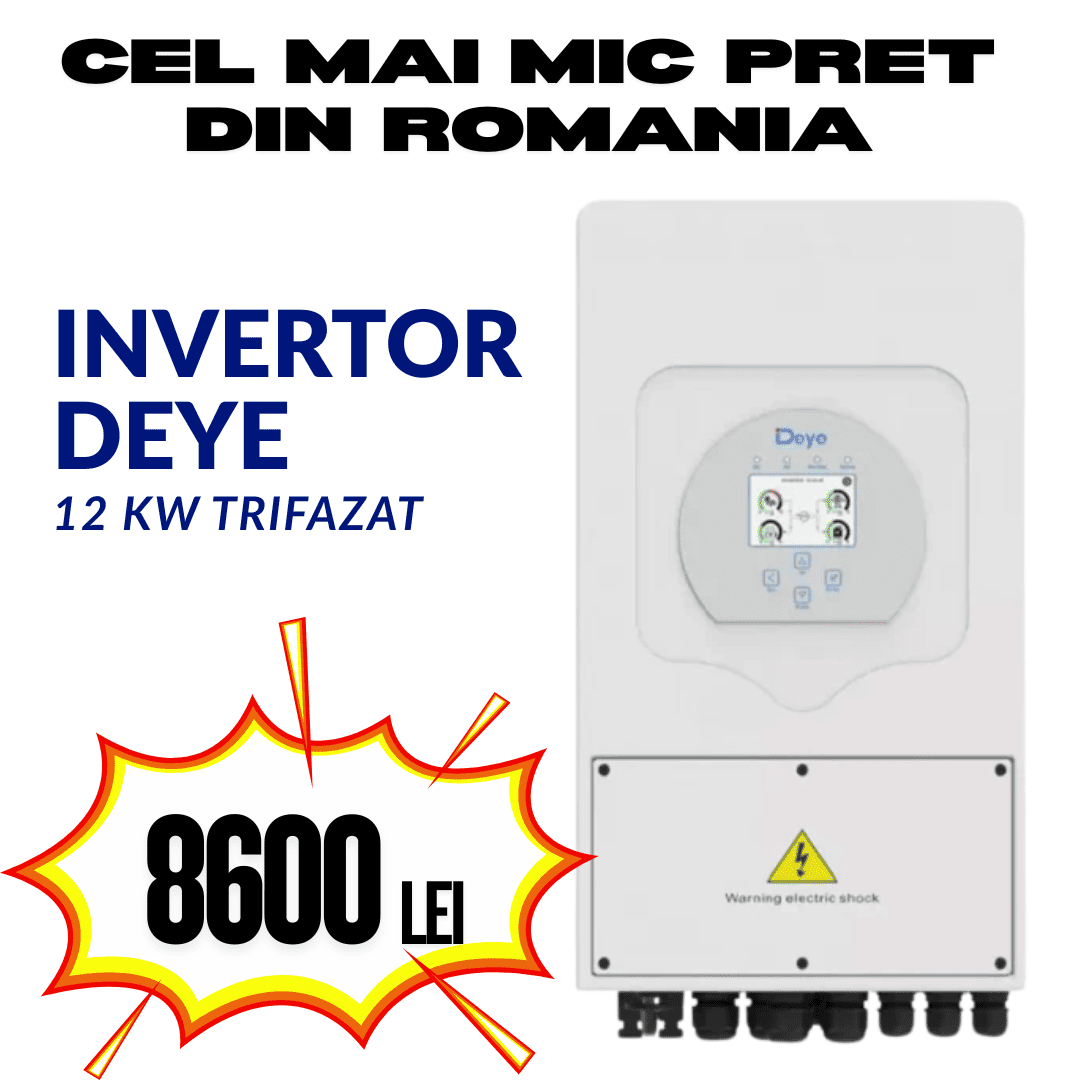 7 Invertor trifazat DEYE Hibrid 12kW SUN-12K-SG05LP3-EU - imagine 1